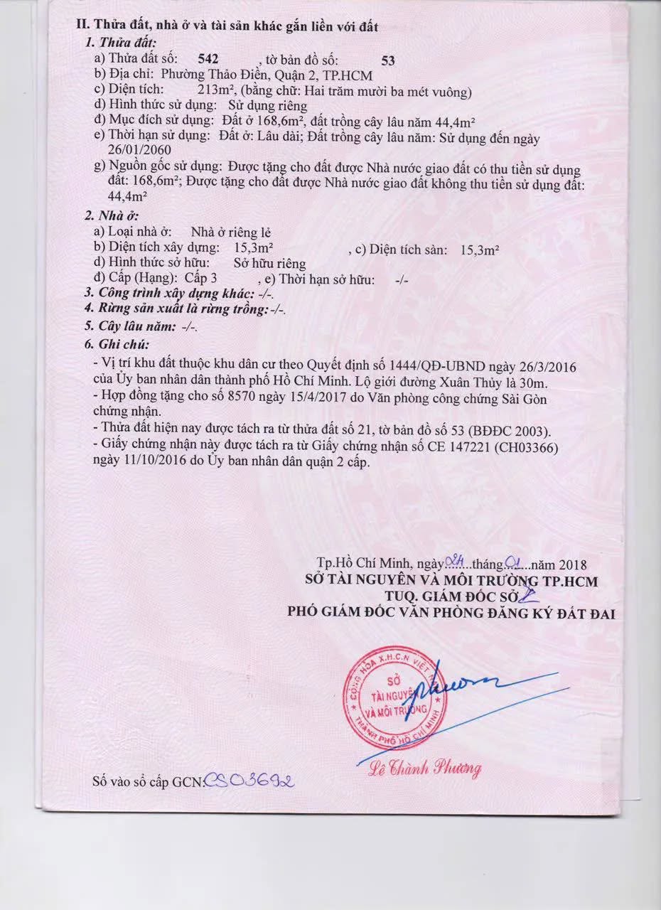 Bán Tòa Nhà 92 đường Xuân Thủy, Phường Thảo Điền, Quận 2 – 140 Tỷ